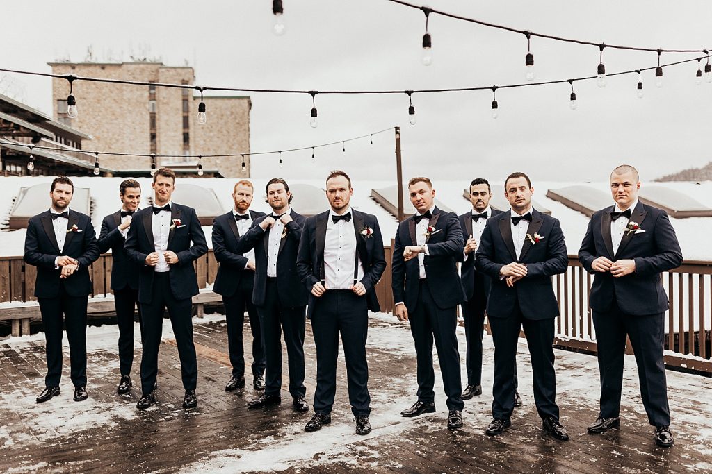 Snowy But Warm Seven Springs Wedding | Burgh Brides | Alyssa Vanston Photography