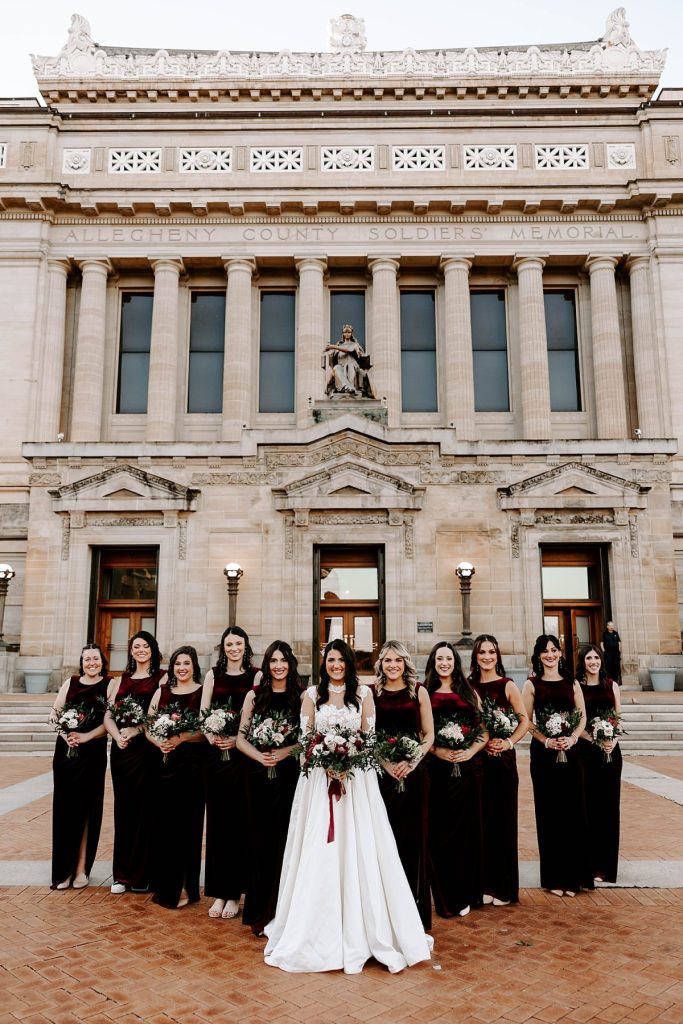 Vintage Inspired Winter Wedding at Soldiers & Sailors | Burgh Brides | Rachel Wehan Photography