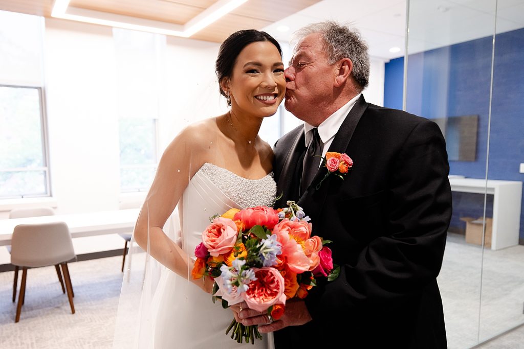 Black & White Wedding at The Priory with Colorful Florals | Burgh Brides | Christina Montemurro Photography