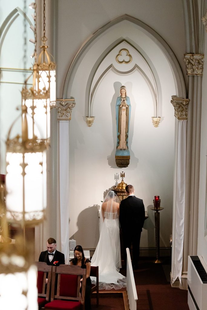 Black & White Wedding at The Priory with Colorful Florals | Burgh Brides | Christina Montemurro Photography