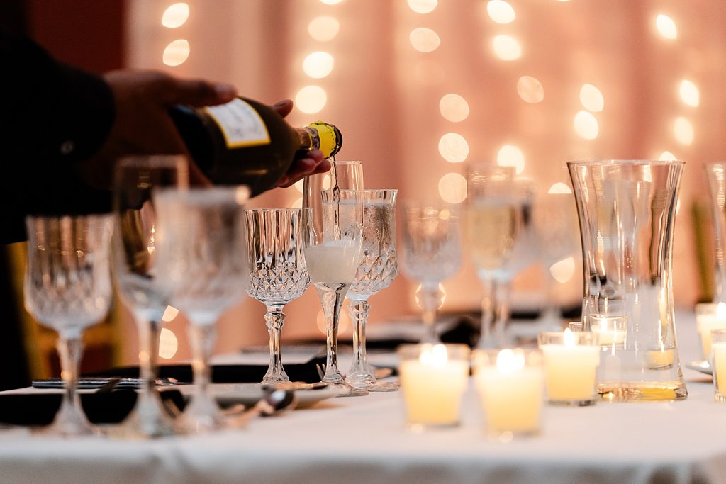 Black & White Wedding at The Priory with Colorful Florals | Burgh Brides | Christina Montemurro Photography