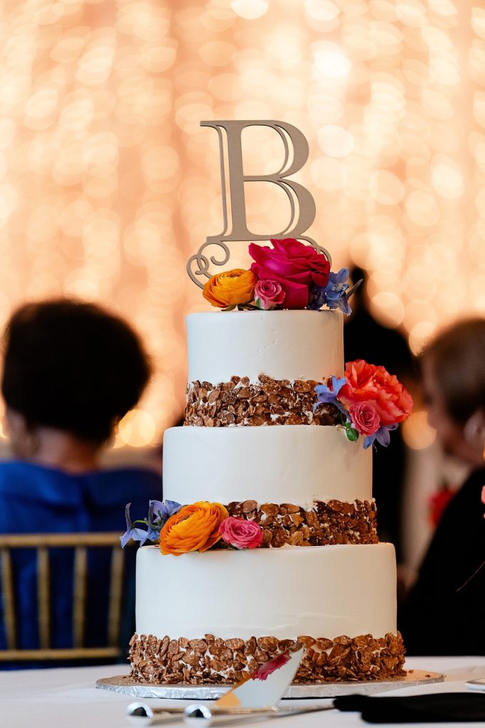 Black & White Wedding at The Priory with Colorful Florals | Burgh Brides | Christina Montemurro Photography