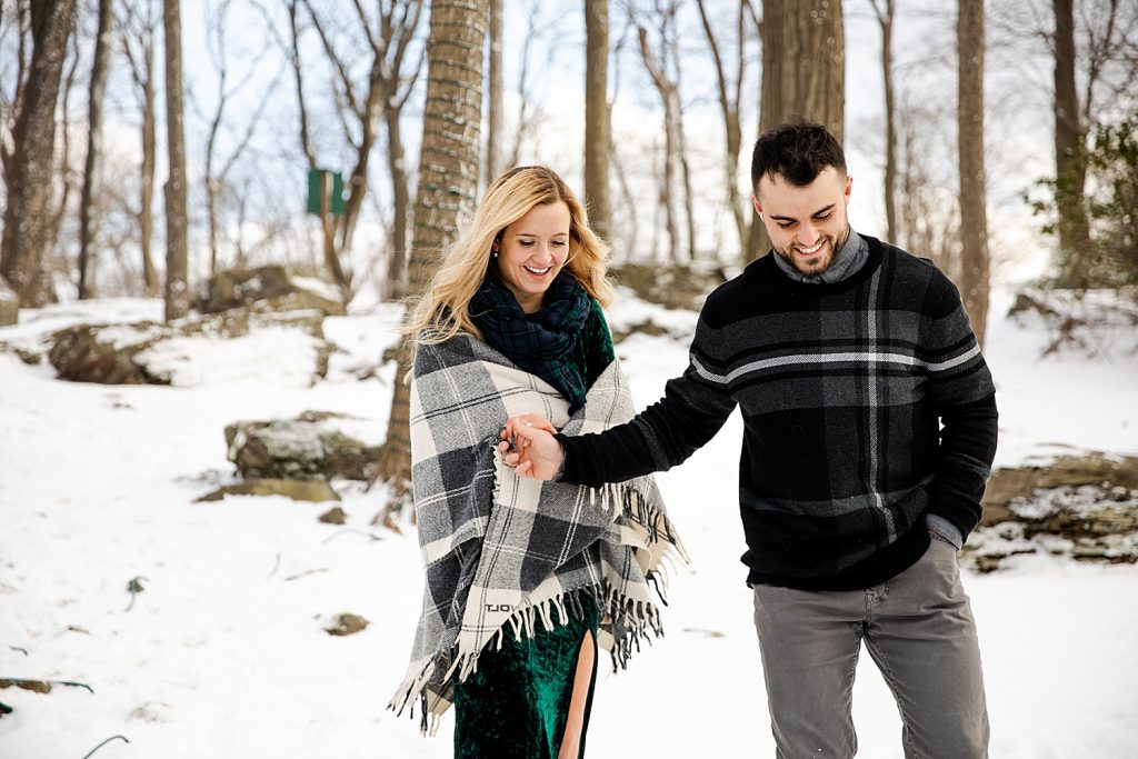 Snowy Winter Engagement Shoot At Seven Springs | Burgh Brides | Kayla Bri Photography