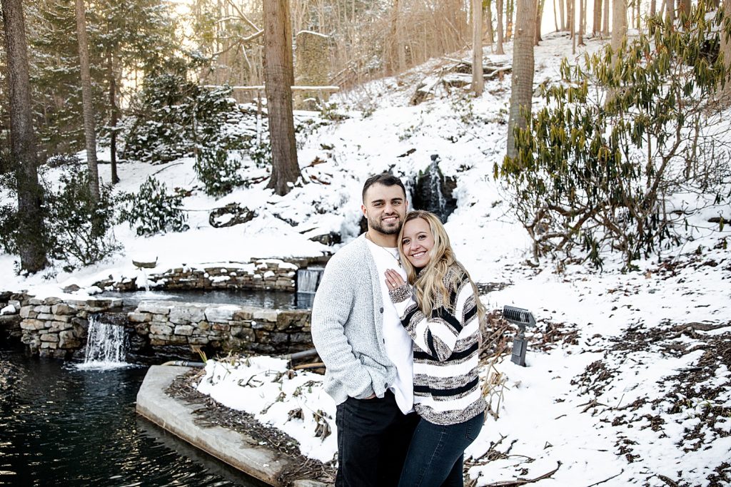 Snowy Winter Engagement Shoot At Seven Springs | Burgh Brides | Kayla Bri Photography