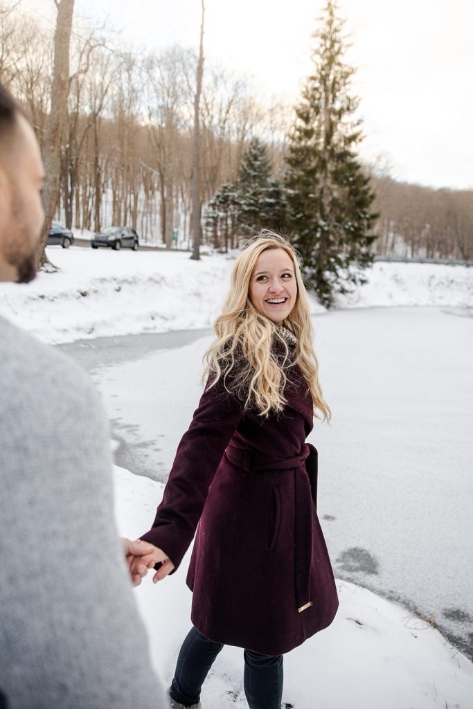 Snowy Winter Engagement Shoot At Seven Springs | Burgh Brides | Kayla Bri Photography