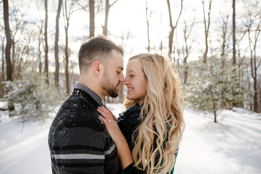 Snowy Winter Engagement Shoot At Seven Springs | Burgh Brides | Kayla Bri Photography