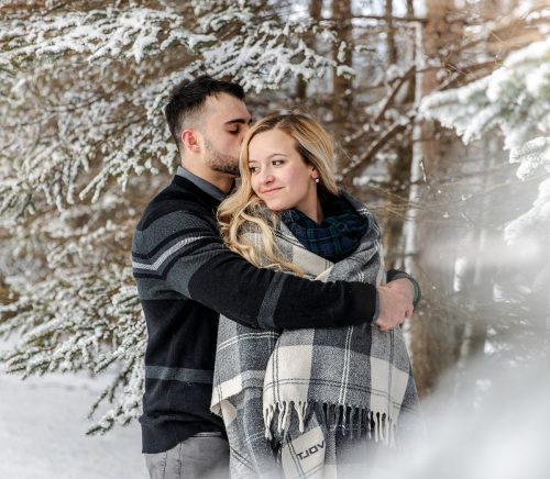 Snowy Winter Engagement Shoot At Seven Springs | Burgh Brides | Kayla Bri Photography