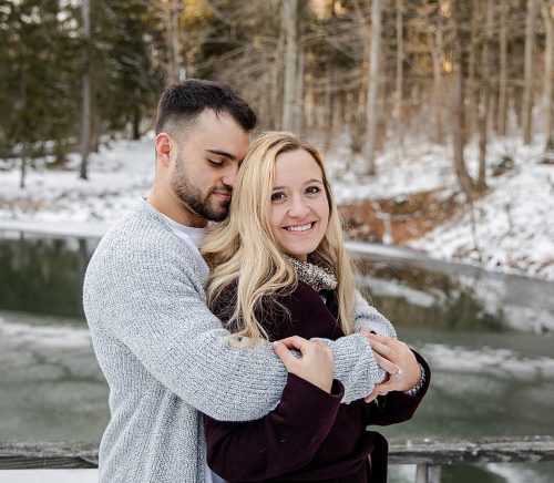 Snowy Winter Engagement Shoot At Seven Springs | Burgh Brides | Kayla Bri Photography