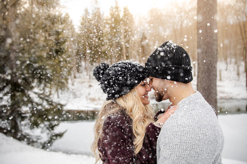 Snowy Winter Engagement Shoot At Seven Springs | Burgh Brides | Kayla Bri Photography