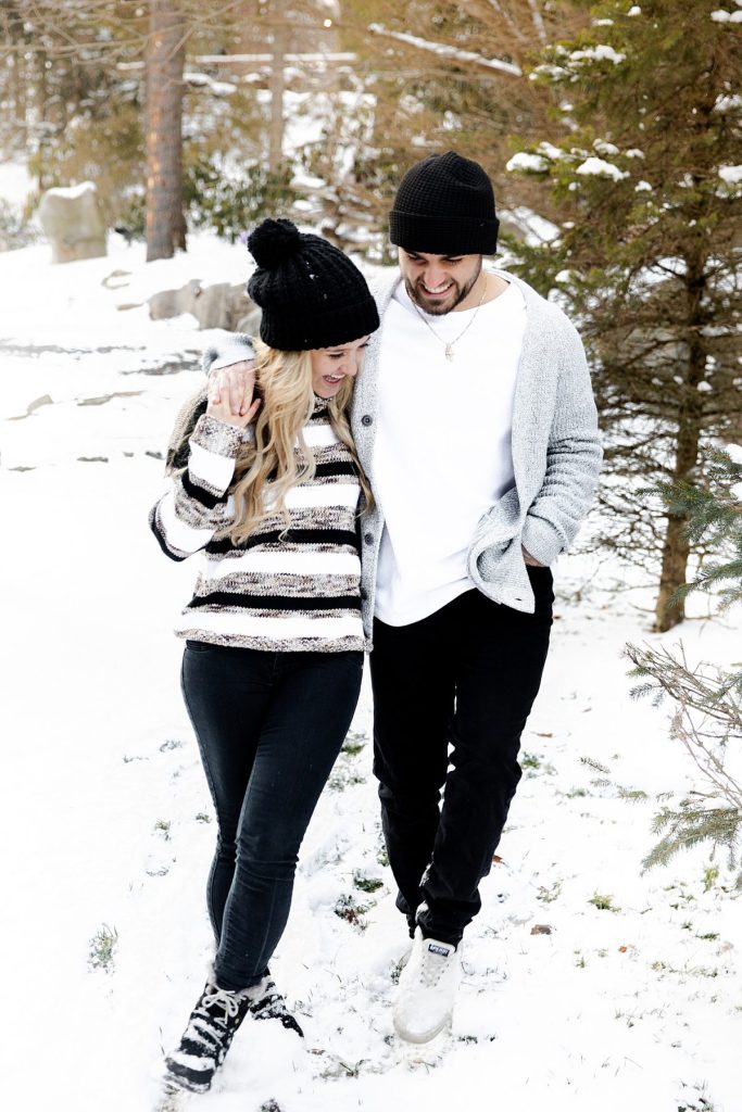 Snowy Winter Engagement Shoot At Seven Springs | Burgh Brides | Kayla Bri Photography