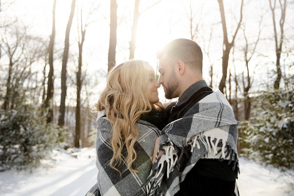 Snowy Winter Engagement Shoot At Seven Springs | Burgh Brides | Kayla Bri Photography