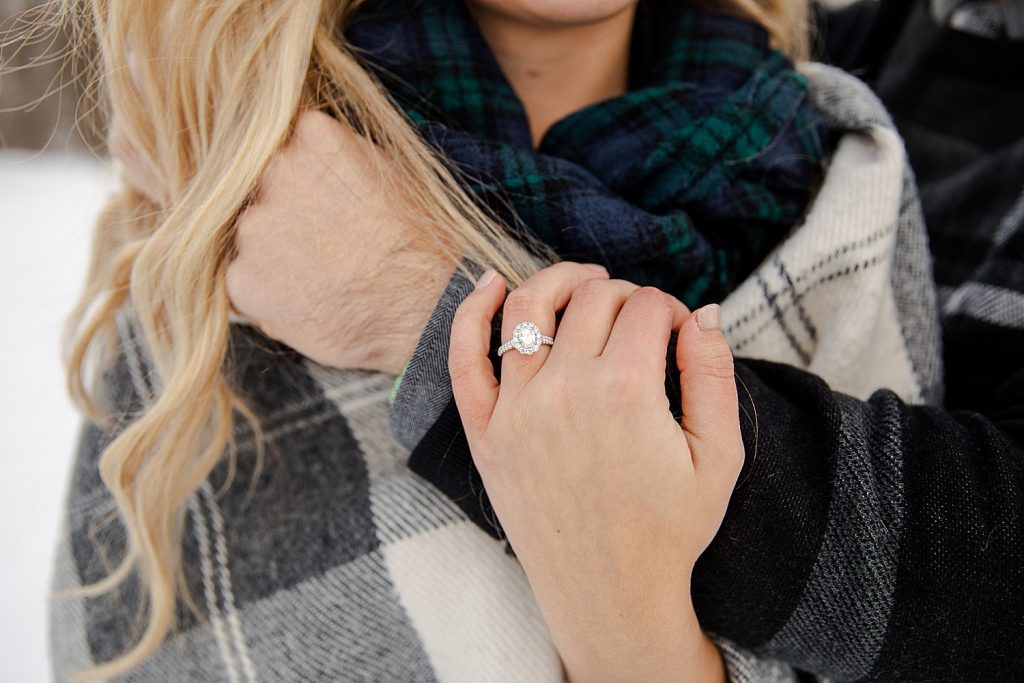 Snowy Winter Engagement Shoot At Seven Springs | Burgh Brides | Kayla Bri Photography