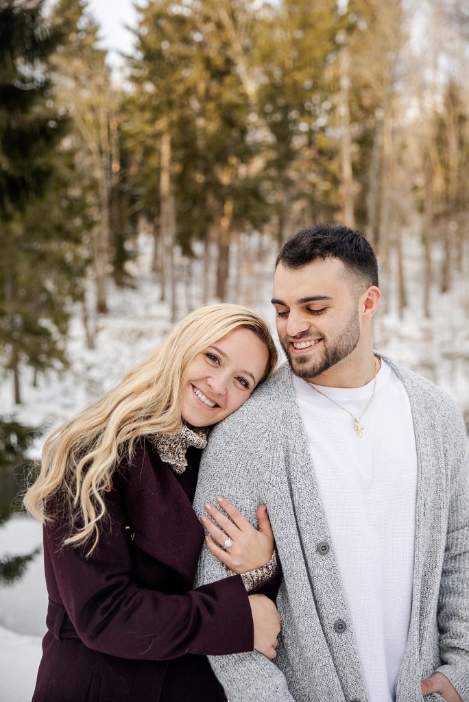 Snowy Winter Engagement Shoot At Seven Springs | Burgh Brides | Kayla Bri Photography