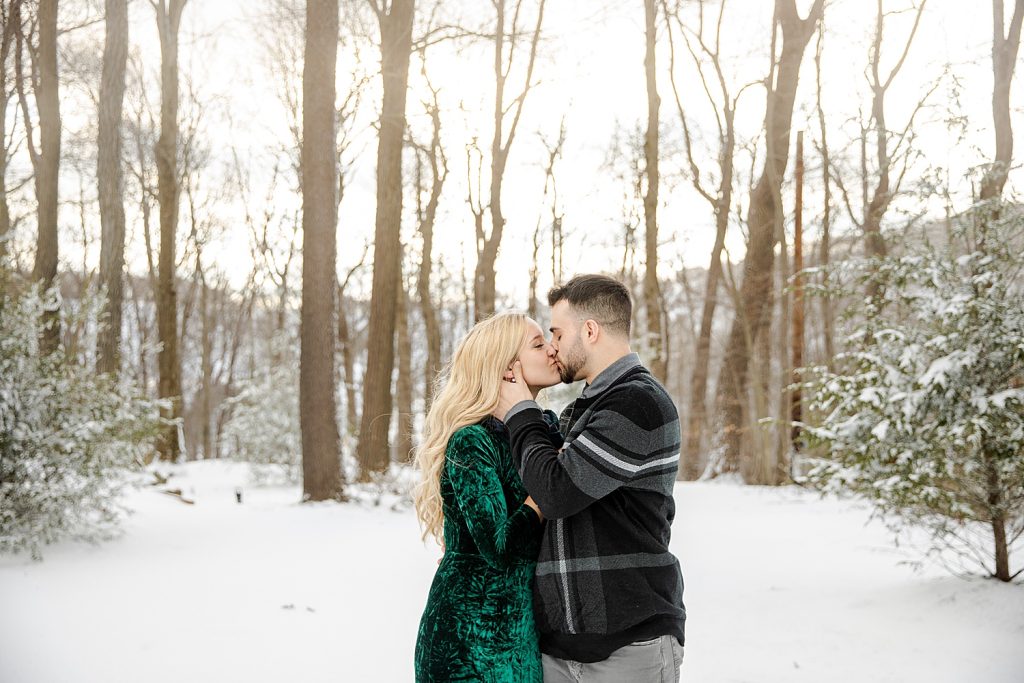 Snowy Winter Engagement Shoot At Seven Springs | Burgh Brides | Kayla Bri Photography