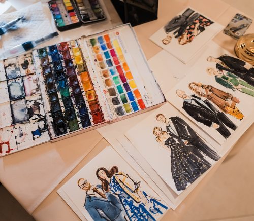 Tara Zalewsky Art | Pittsburgh Wedding Live Sketch Artist | Burgh Brides