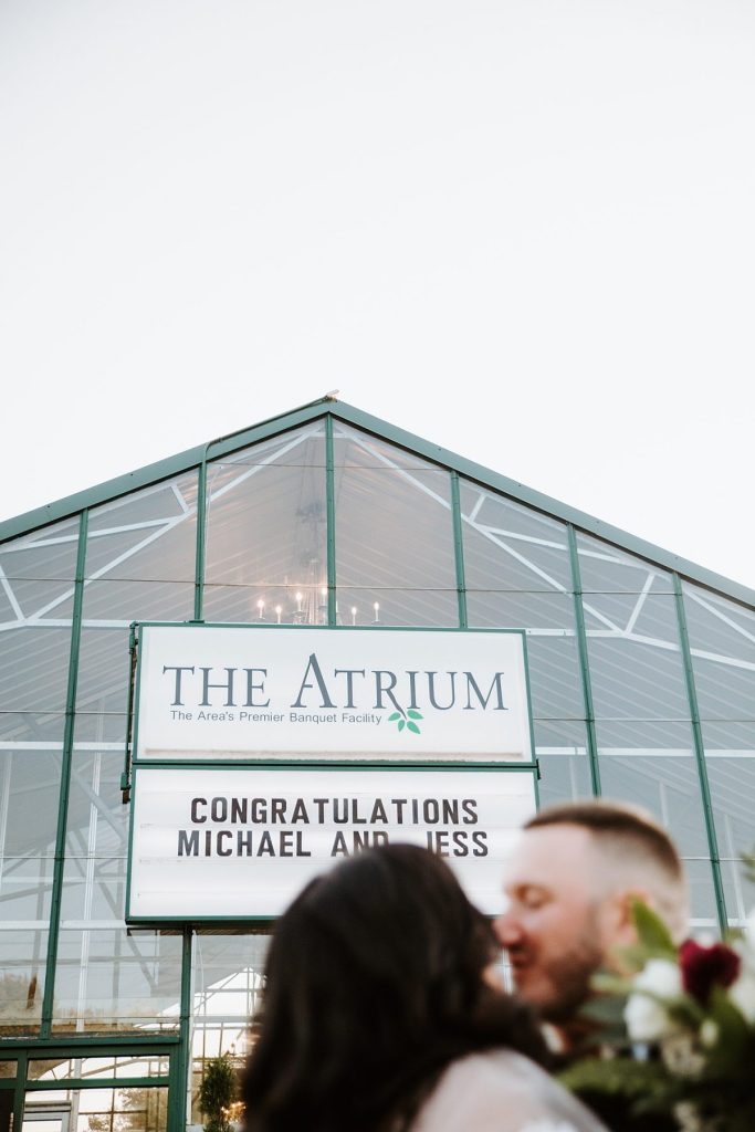 Modern Light-Filled Greenhouse Wedding At The Atrium | Burgh Brides | Iris Marie Photography