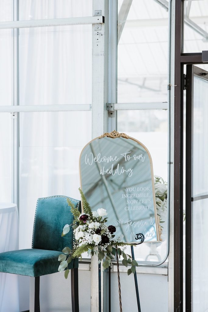 Modern Light-Filled Greenhouse Wedding At The Atrium | Burgh Brides | Iris Marie Photography