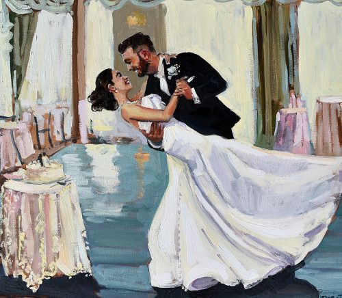 Tara Zalewsky Art: Live Painting | Live Pittsburgh Canvas Wedding Painter | Burgh Brides