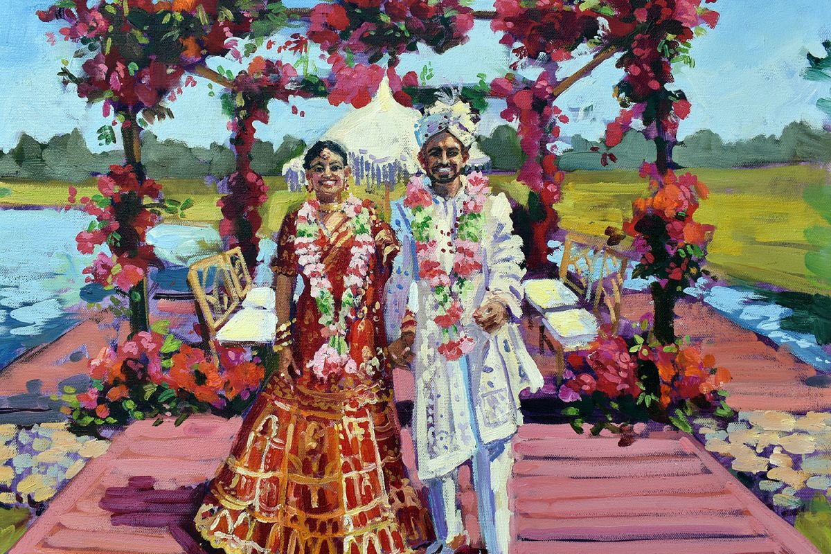 Tara Zalewsky Art: Live Painting | Live Pittsburgh Canvas Wedding Painter | Burgh Brides