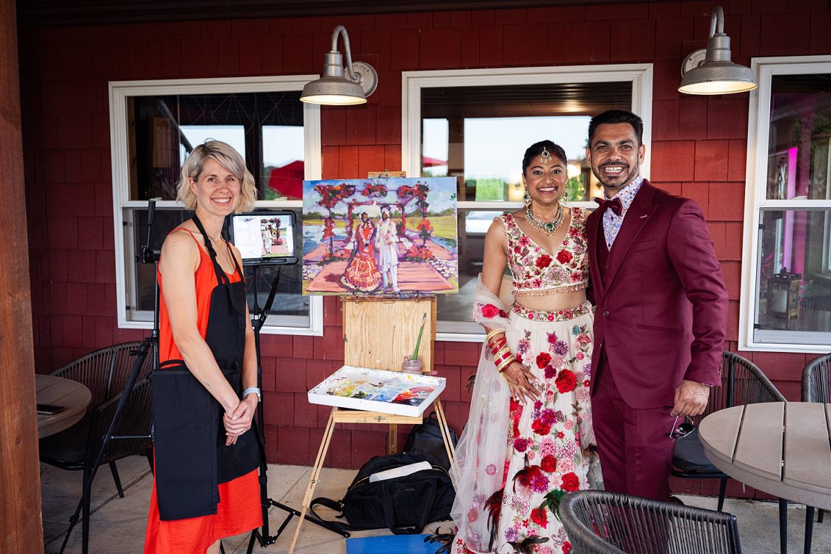 Tara Zalewsky Art: Live Painting | Live Pittsburgh Canvas Wedding Painter | Burgh Brides