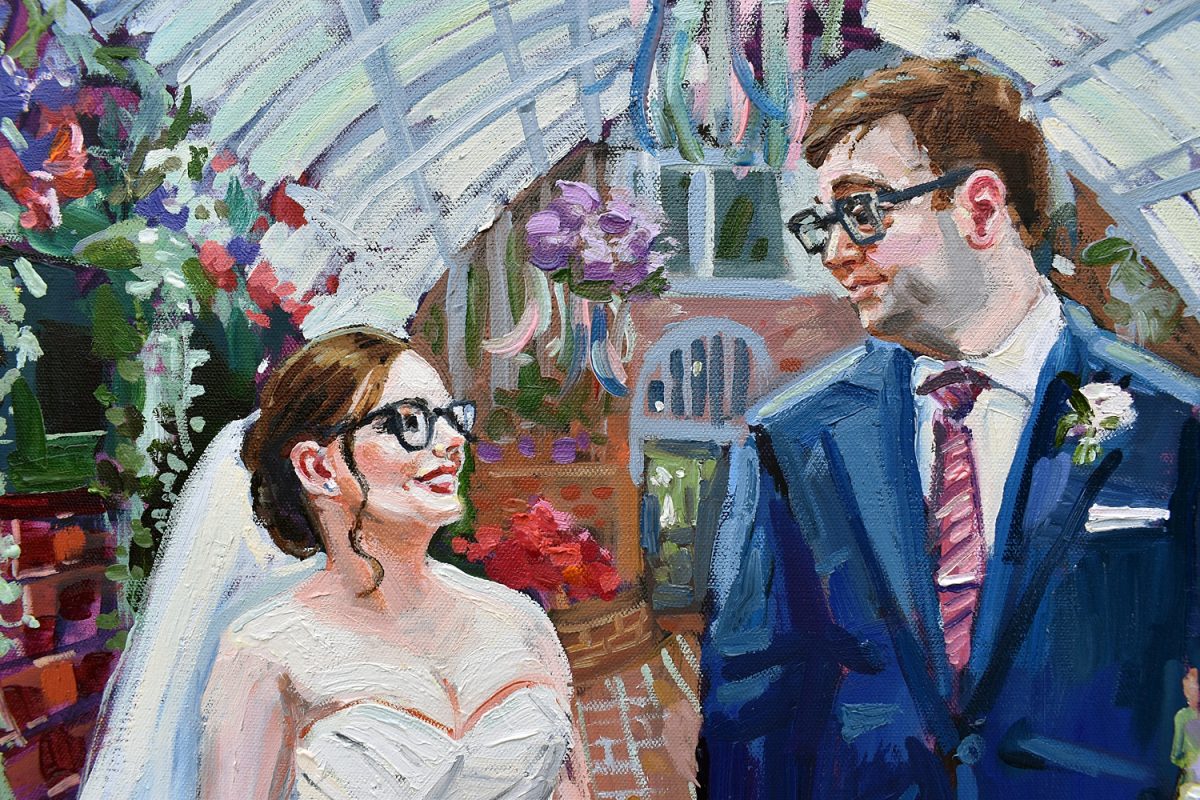 Tara Zalewsky Art: Live Painting | Live Pittsburgh Canvas Wedding Painter | Burgh Brides