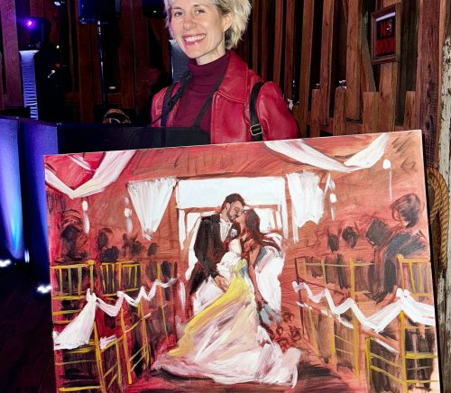 Tara Zalewsky Art: Live Painting | Live Pittsburgh Canvas Wedding Painter | Burgh Brides