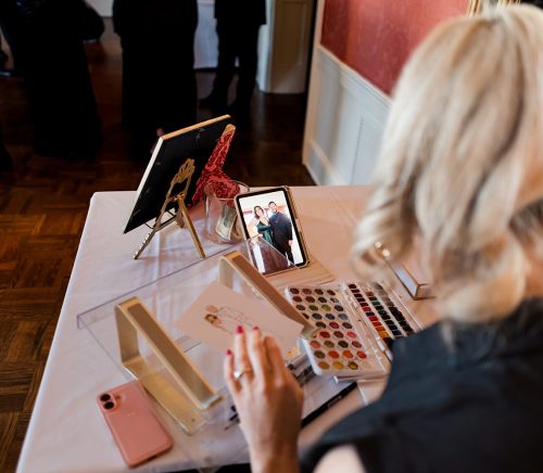 KP Illustrations | Pittsburgh Wedding Live Sketch Artist | Burgh Brides