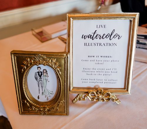 KP Illustrations | Pittsburgh Wedding Live Sketch Artist | Burgh Brides
