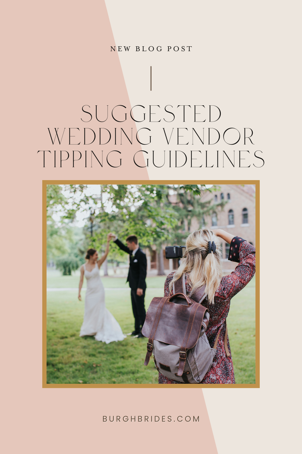 Suggested Wedding Vendor Tipping Guidelines | Burgh Brides