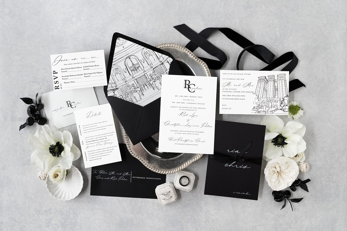 RBW Stationery | Pittsburgh Custom Wedding Stationery | Burgh Brides