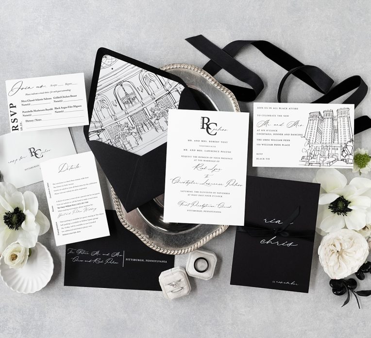 RBW Stationery | Pittsburgh Custom Wedding Stationery | Burgh Brides