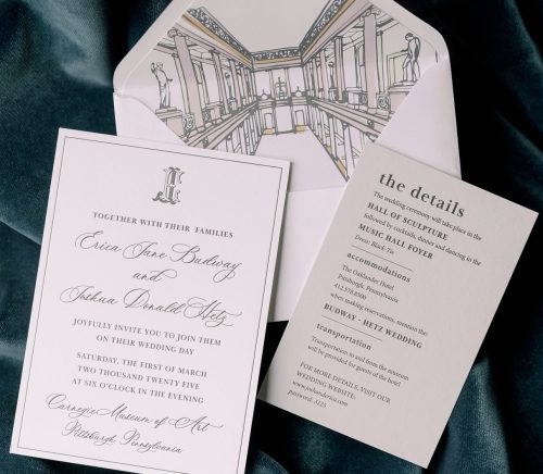 RBW Stationery | Pittsburgh Custom Wedding Stationery | Burgh Brides